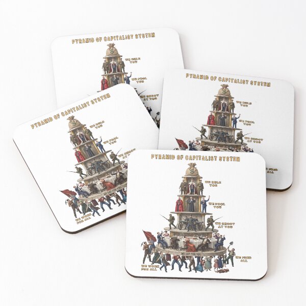Item preview, Pyramid of Capitalist System Satirical Vintage  designed and sold by TeeARTHY.