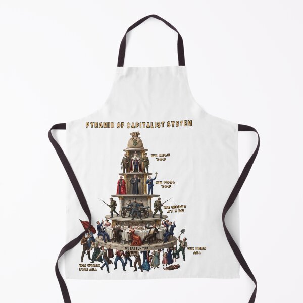 Item preview, Pyramid of Capitalist System Satirical Vintage designed and sold by TeeARTHY.