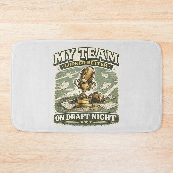 Item preview, My Team Looked Better On Draft Night Funny Fantasy Football Shirt designed and sold by Fanverse Merchandise.