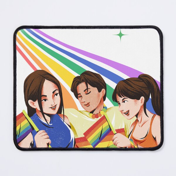 Item preview, Love Wins Rainbow Earth Illustration designed and sold by Rhodes Shop.
