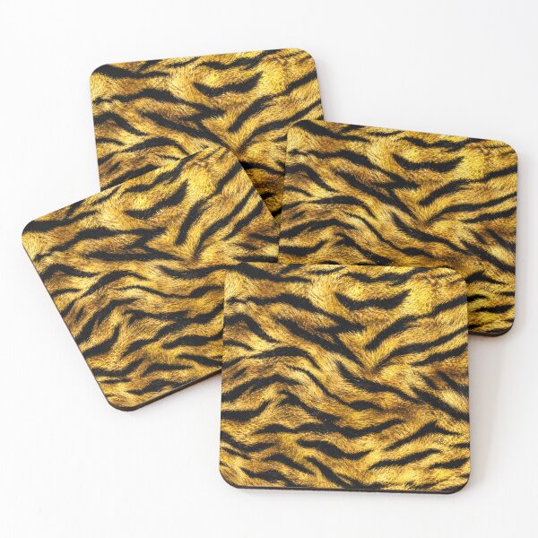 Item preview, Golden Tiger Fur 3D Texture – Luxury Animal Print Pattern | Bold Wild Aesthetic Design designed and sold by Imagetore.