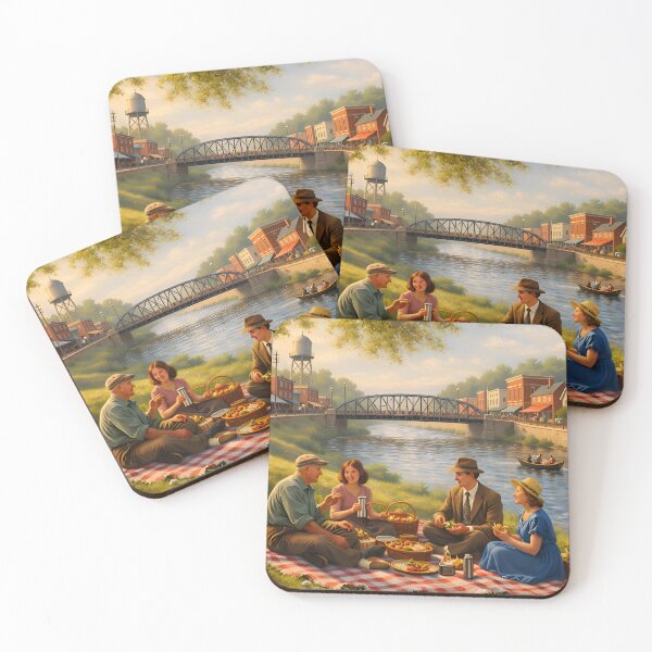 Item preview, Riverside Picnic designed and sold by TinCatOutPost.
