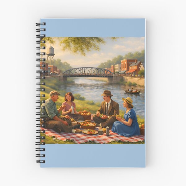 Item preview, Riverside Picnic designed and sold by TinCatOutPost.