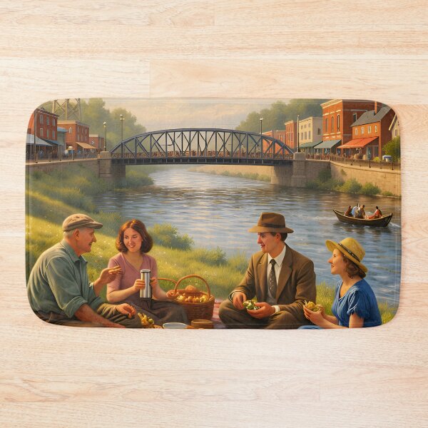 Item preview, Riverside Picnic designed and sold by TinCatOutPost.