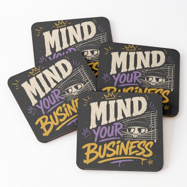 Item preview, Mind Your Business Funny Sassy Introvert Attitude Gift designed and sold by vampbabe54.