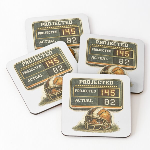 Item preview, Projected 145 Actual 82 Fantasy Football Failure Funny Design designed and sold by Fanverse Merchandise.