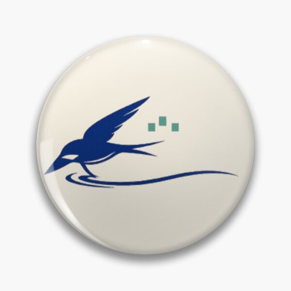 Item preview, Minimalist Kingfisher Bird Line Art - Abstract Diving Swallow Edition designed and sold by Inkfino.