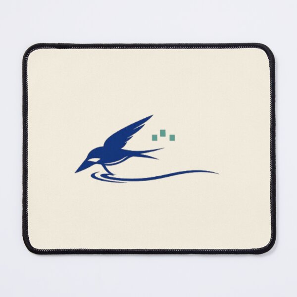 Item preview, Minimalist Kingfisher Bird Line Art - Abstract Diving Swallow Edition designed and sold by Inkfino.