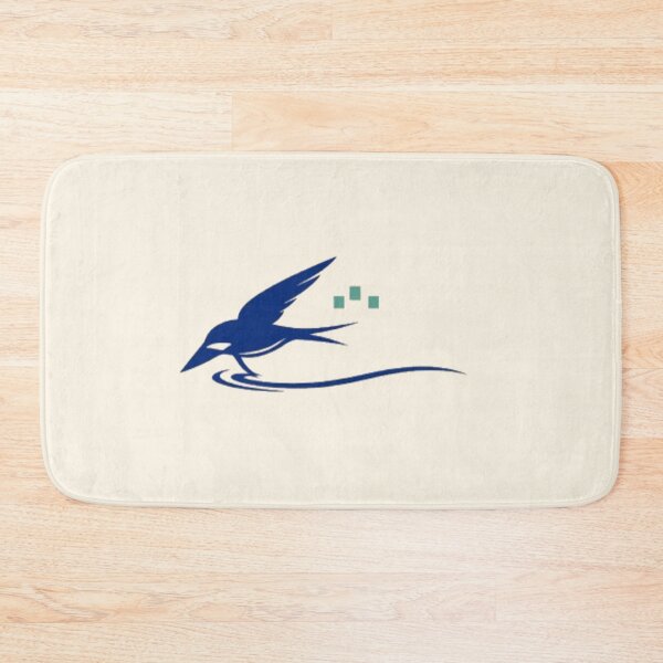 Item preview, Minimalist Kingfisher Bird Line Art - Abstract Diving Swallow Edition designed and sold by Inkfino.