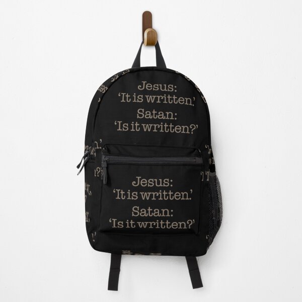 Item preview, Jesus: 'It is written.' Satan: 'Is it written?' v.3 designed and sold by x1brett.