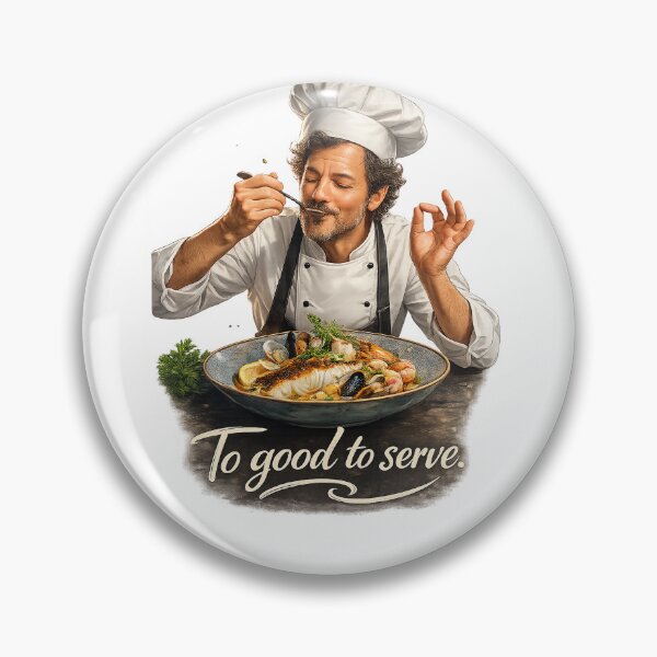 Item preview, Chef’s Kiss Seafood Delight – Gourmet Kitchen Wall Art for Food Lovers designed and sold by Hookesmode.