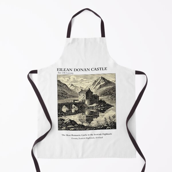 Item preview, Eilean Donan Castle Vintage Engraving Art Print | Most Romantic Highland Castle Scotland | Loch Duich Wall Decor designed and sold by Panom Suavichien.