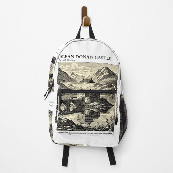 Item preview, Eilean Donan Castle Vintage Engraving Art Print | Most Romantic Highland Castle Scotland | Loch Duich Wall Decor designed and sold by Panom Suavichien.