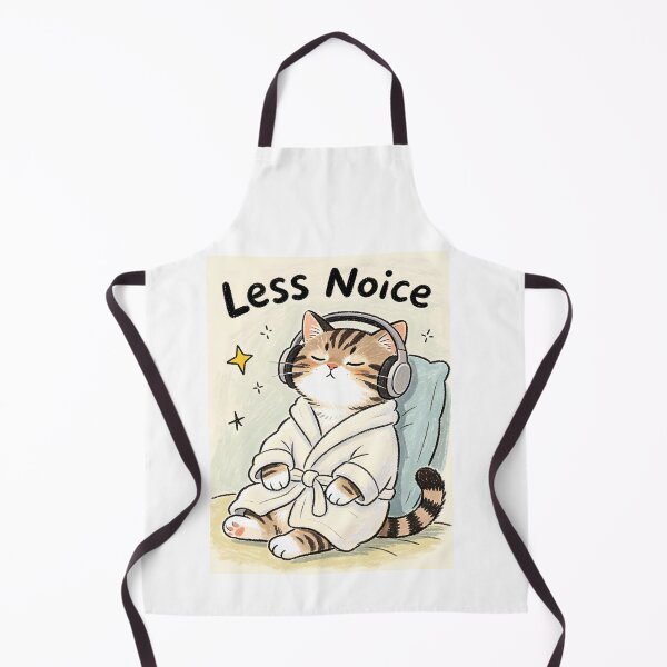 Item preview, Funny cat with word less noise designed and sold by UniFound.