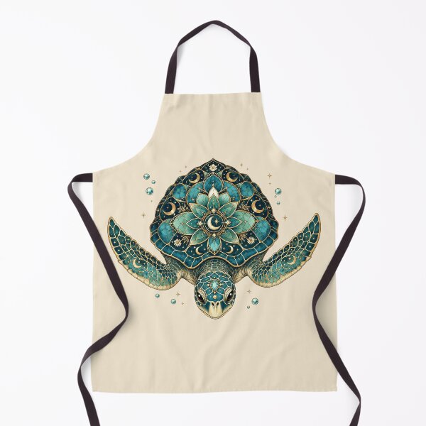 Item preview, Celestial Sea Turtle Mandala Ocean Turtle Tee designed and sold by POD DYNASTY.