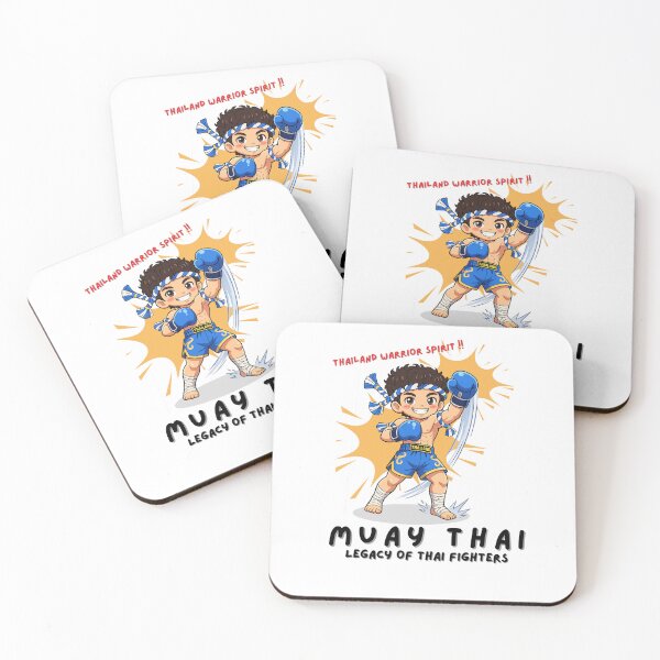 Item preview, Welcome Thailand – Thailand Warrior Spirit Cute Muay Thai Fighter Cartoon designed and sold by Beeform.
