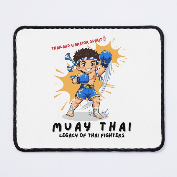 Item preview, Welcome Thailand – Thailand Warrior Spirit Cute Muay Thai Fighter Cartoon designed and sold by Beeform.