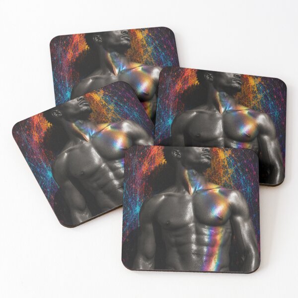 Item preview, Male Physique Abstract Editorial Art Poster - 87 designed and sold by JC STUDIO.
