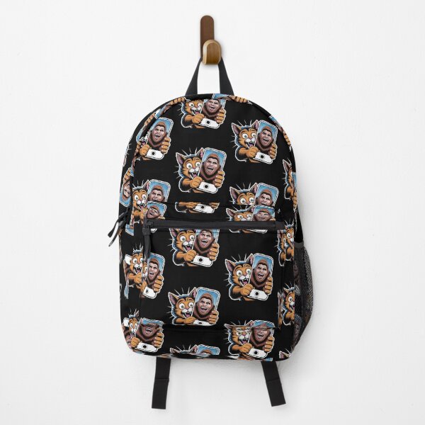 Item preview, Surprised Scared Cat Selfie Scared Cat Reaction Meets Sasquatch Humor designed and sold by Redgiant87x.