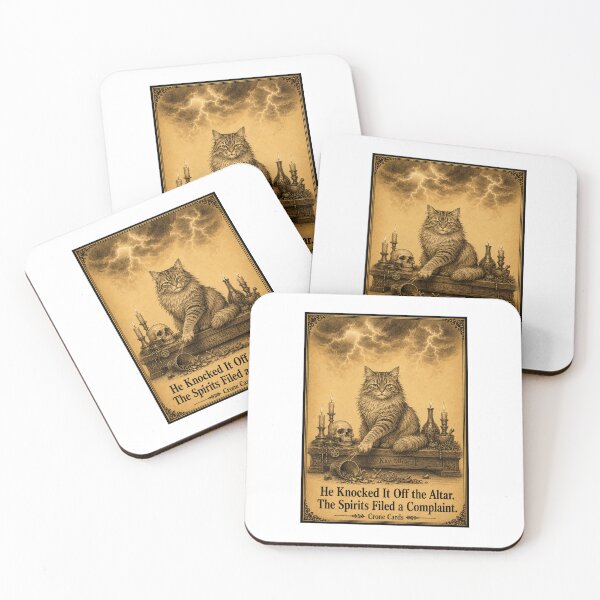 Item preview, Crone Cards — He Knocked It Off the Altar. The Spirits Filed a Complaint. designed and sold by Kay Mhor Studio.