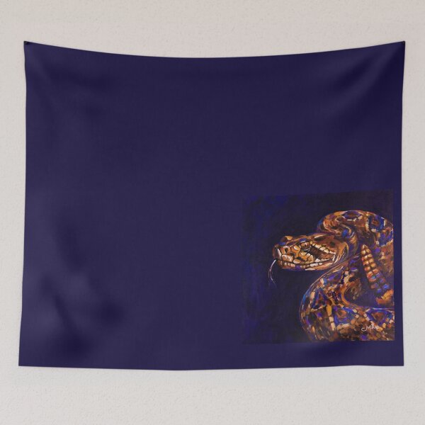 Item preview, Vibrant Rattlesnake Impressionist Acrylic Painting designed and sold by madtide.