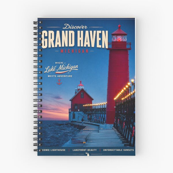 Item preview, Grand Haven Lighthouse Sunset designed and sold by greatlakesimage.