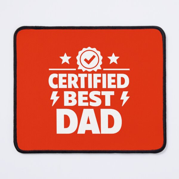Item preview, Certified Best Dad – Bold Minimalist Father’s Day Design designed and sold by DesignHouse07.