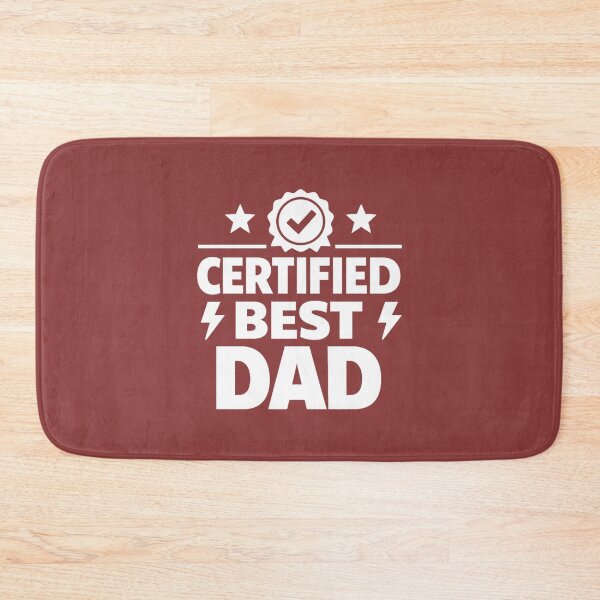 Item preview, Certified Best Dad – Bold Minimalist Father’s Day Design designed and sold by DesignHouse07.