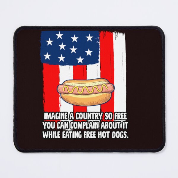 Item preview, Funny American Freedom Hot Dog Distressed US Flag Meme designed and sold by Abibless1998.