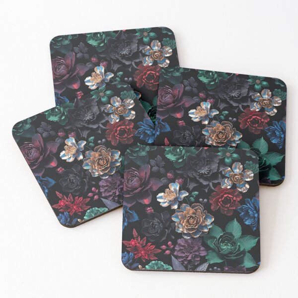 Item preview, Dark Luxury Floral Pattern, Gothic Botanical Design, Elegant Midnight Flower Print, Vintage Romantic Seamless Pattern, Moody Floral Background designed and sold by GalleryPeak.