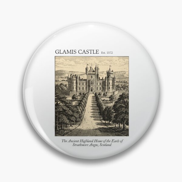 Item preview, Glamis Castle Vintage Engraving Art Print | Ancient Highland Home Earls of Strathmore | Angus Scotland Wall Decor designed and sold by Panom Suavichien.