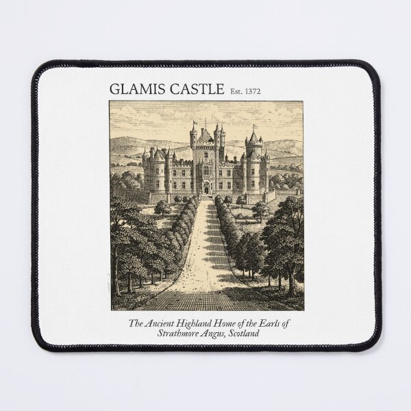 Item preview, Glamis Castle Vintage Engraving Art Print | Ancient Highland Home Earls of Strathmore | Angus Scotland Wall Decor designed and sold by Panom Suavichien.