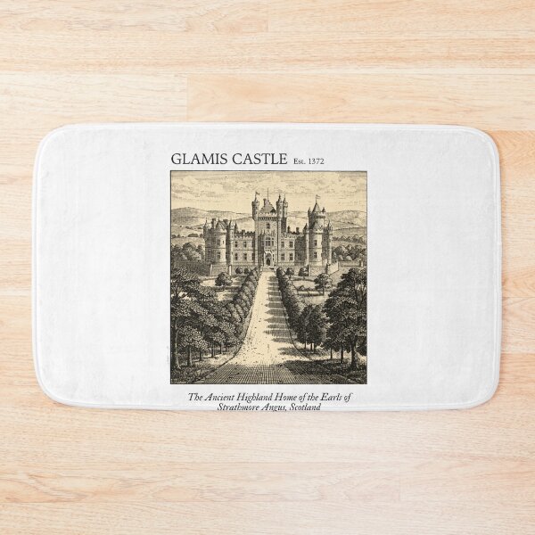 Item preview, Glamis Castle Vintage Engraving Art Print | Ancient Highland Home Earls of Strathmore | Angus Scotland Wall Decor designed and sold by Panom Suavichien.