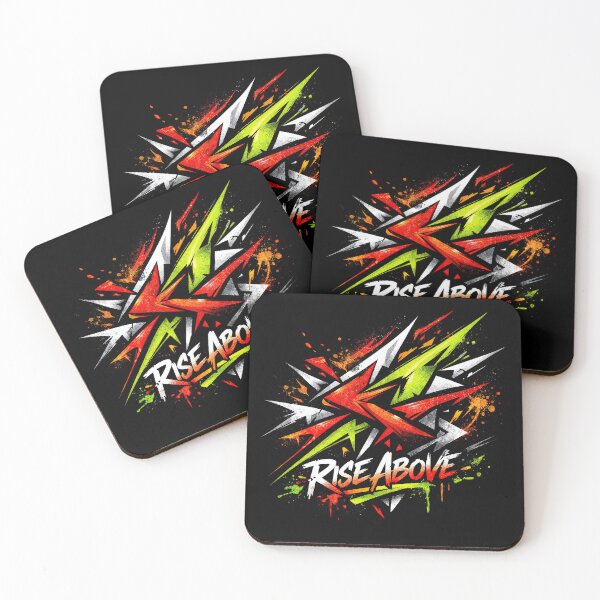 Item preview, T-Shirt - Sticker - Rise Above Graffiti Power designed and sold by ForeverPrintsOK.