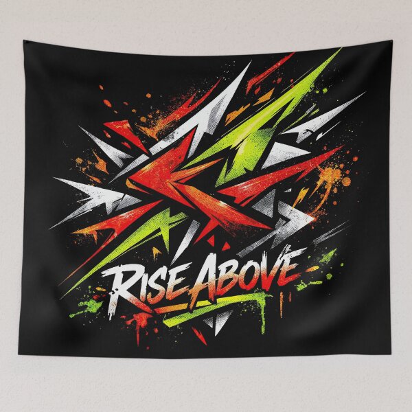 Item preview, T-Shirt - Sticker - Rise Above Graffiti Power designed and sold by ForeverPrintsOK.