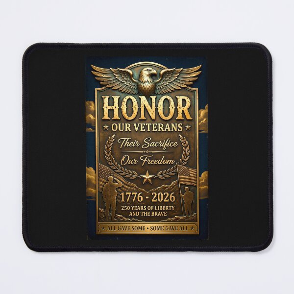 Item preview, HONOR OUR VETERANS — Their Sacrifice, Our Freedom designed and sold by DBM Photo Art 1.