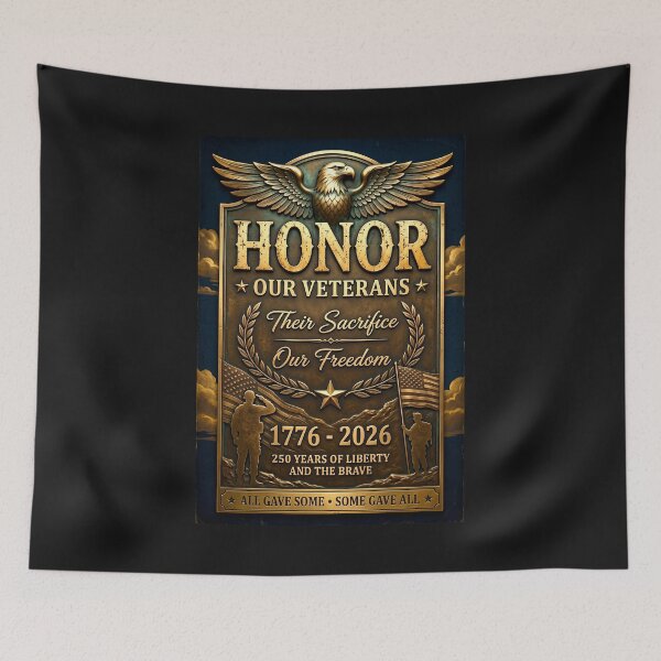 Item preview, HONOR OUR VETERANS — Their Sacrifice, Our Freedom designed and sold by DBM Photo Art 1.