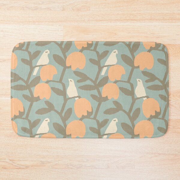 Item preview, Scandi Garden With Doves - b0c3b4 designed and sold by knitetgantt.