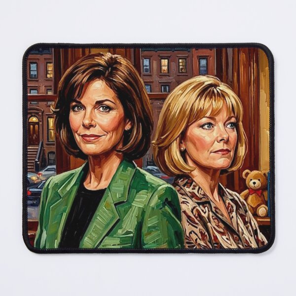 Item preview, Greenwich Village Days – Kate & Allie Fine Art Print designed and sold by Art's Diner.