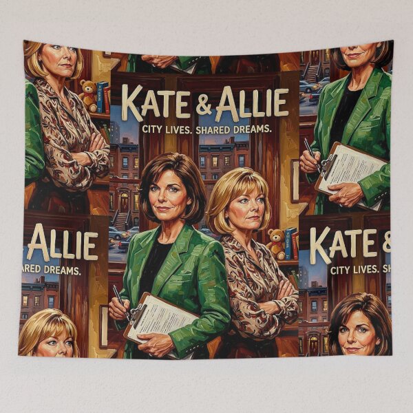 Item preview, Greenwich Village Days – Kate & Allie Fine Art Print designed and sold by Art's Diner.