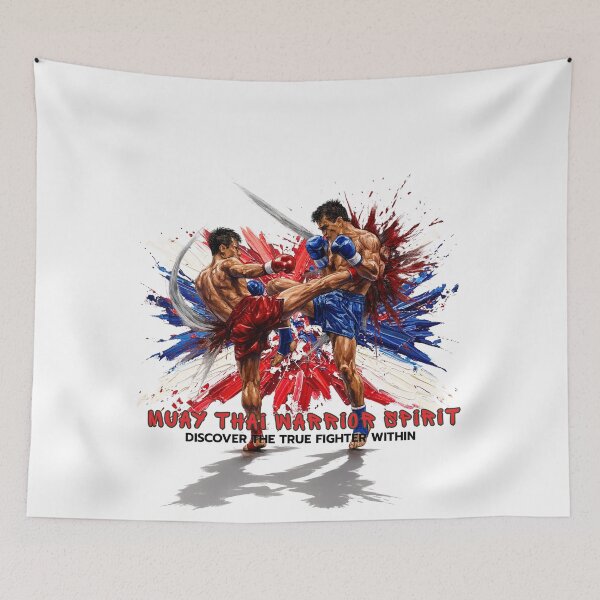 Item preview, Thai Warrior Spirit - Thailand Flag Fighter Collection designed and sold by Beeform.