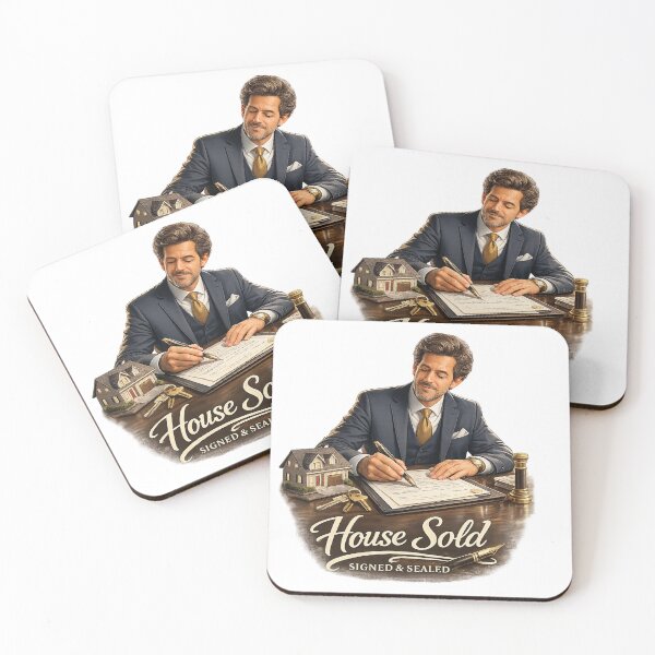Item preview, House Sold – Signed & Sealed Real Estate Closing Celebration Wall Art designed and sold by Hookesmode.