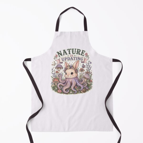 Item preview, Nature Is Updating Cute Tentacle Rabbit Cottagecore Design designed and sold by Fanverse Merchandise.