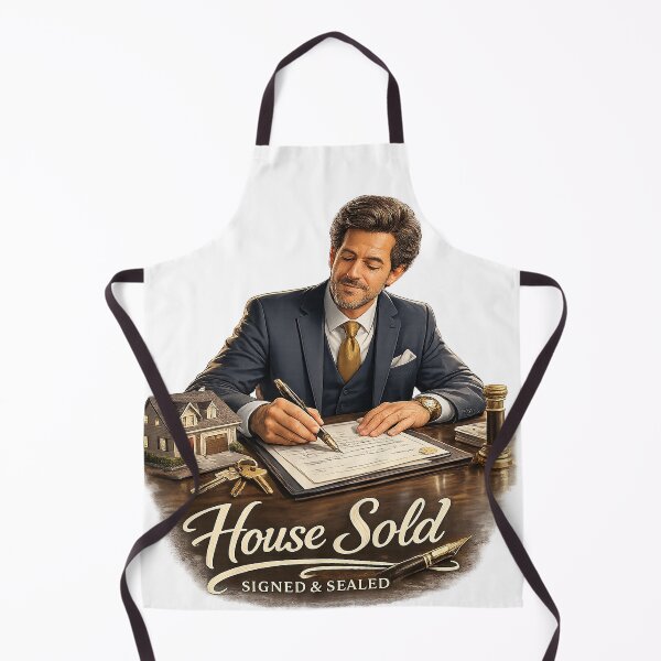 Item preview, House Sold – Signed & Sealed Real Estate Closing Celebration Wall Art designed and sold by Hookesmode.