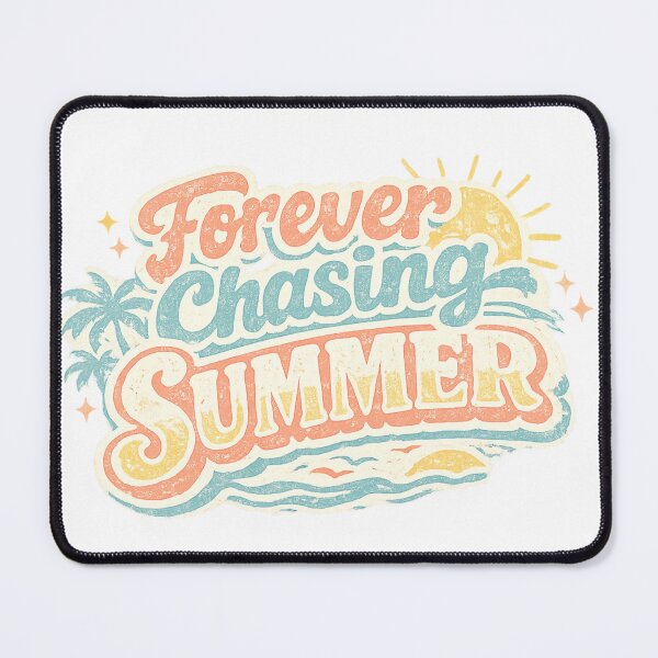 Item preview, Forever Chasing Summer Retro Beach Sunset designed and sold by enerjik.