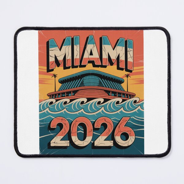 Item preview, Miami 2026 Ocean Wave Football V13 designed and sold by DarylWelsh2024.