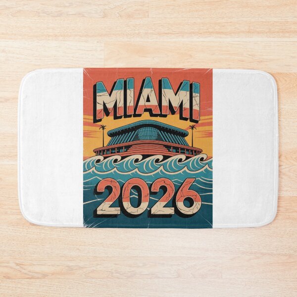Item preview, Miami 2026 Ocean Wave Football V13 designed and sold by DarylWelsh2024.