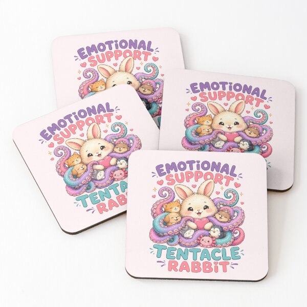 Item preview, Emotional Support Tentacle Rabbit Cute Kawaii Creature designed and sold by Fanverse Merchandise.