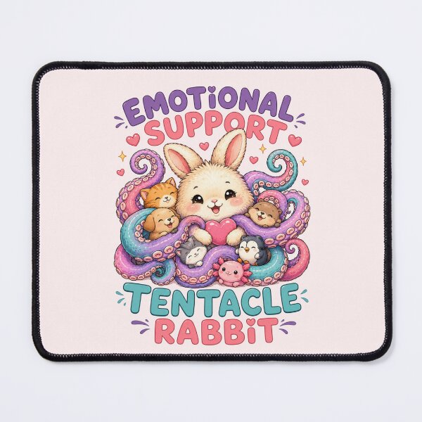 Item preview, Emotional Support Tentacle Rabbit Cute Kawaii Creature designed and sold by Fanverse Merchandise.