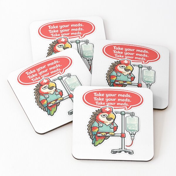Item preview, Funny Nurse Gift Parrot Humor Healthcare Worker designed and sold by Gentlestate.
